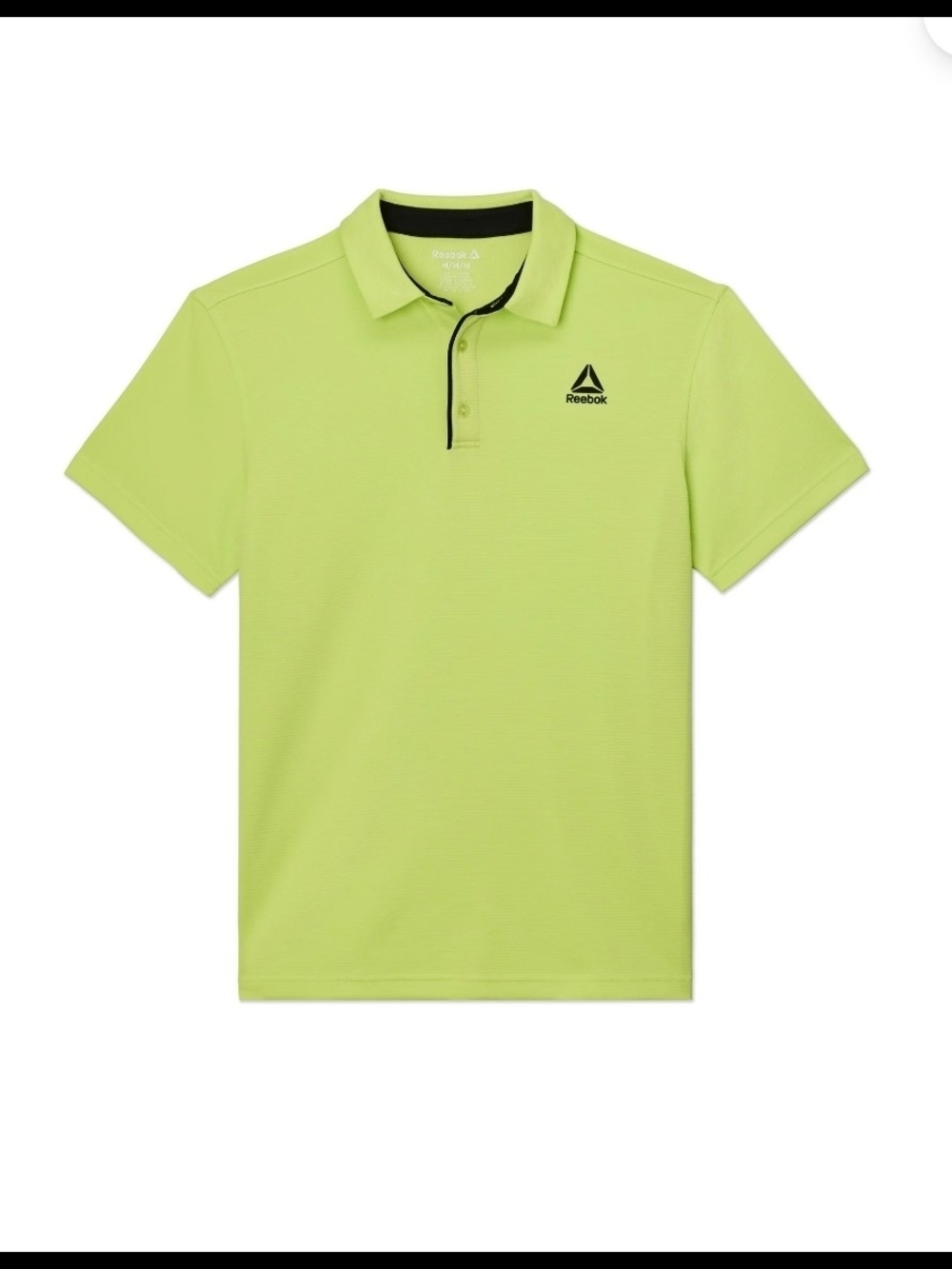 Reebok Men's Lime Green Polo Shirt